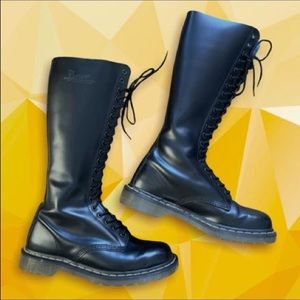 COPY - Doc Martens, lace up Knee high ladies size 11, worn once